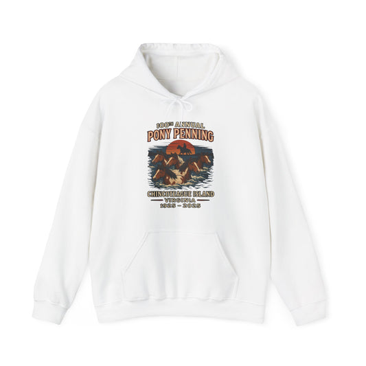 CI100 2025 100th Annual Pony Penning Front Hoodie