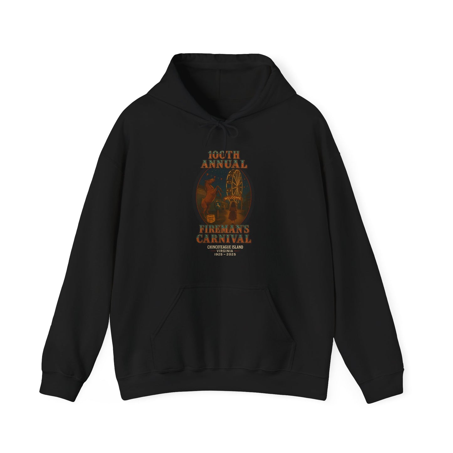 CI100 2025 100th Annual Fireman's Carnival Front Hoodie