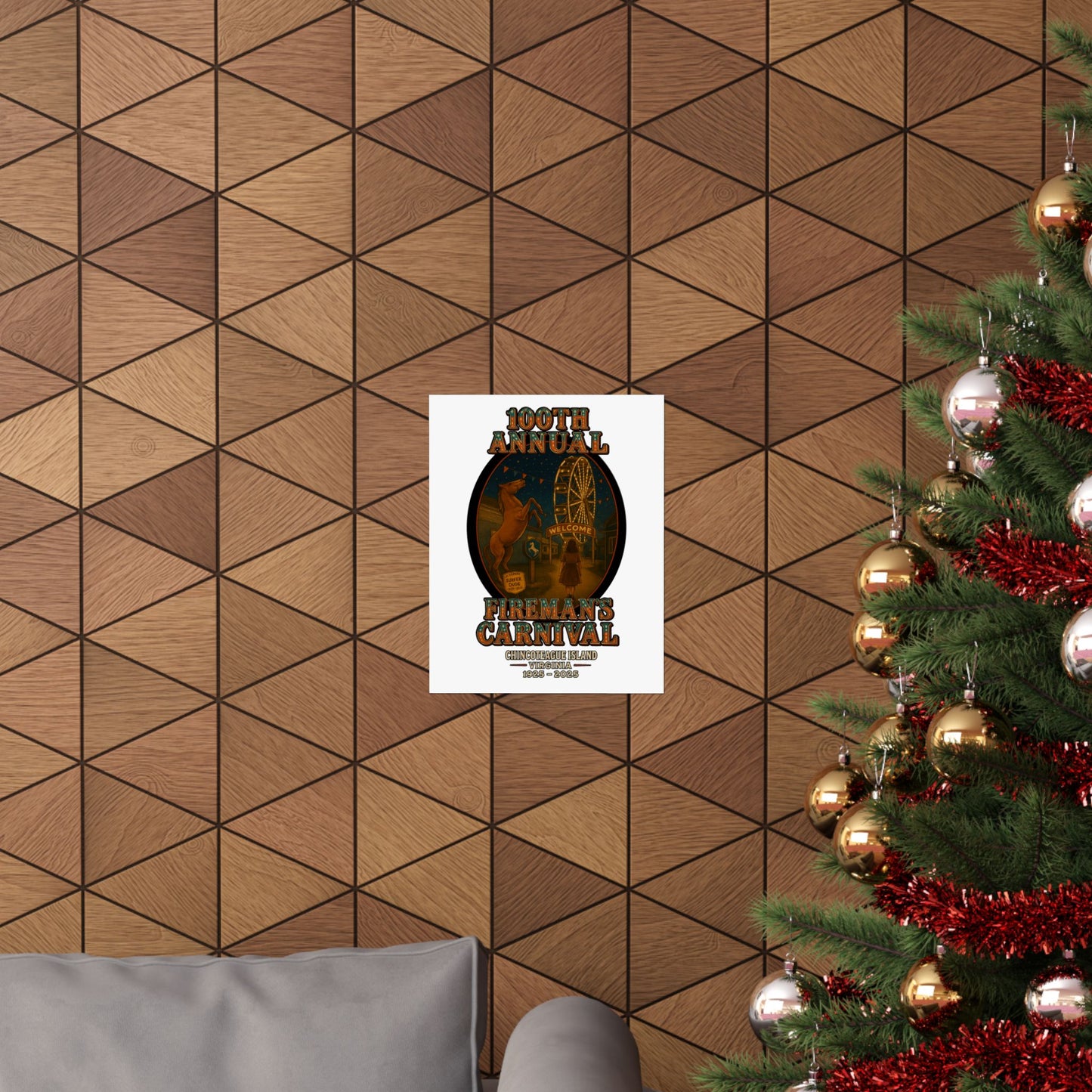 CI100 100th Annual Fireman's Carnival Poster