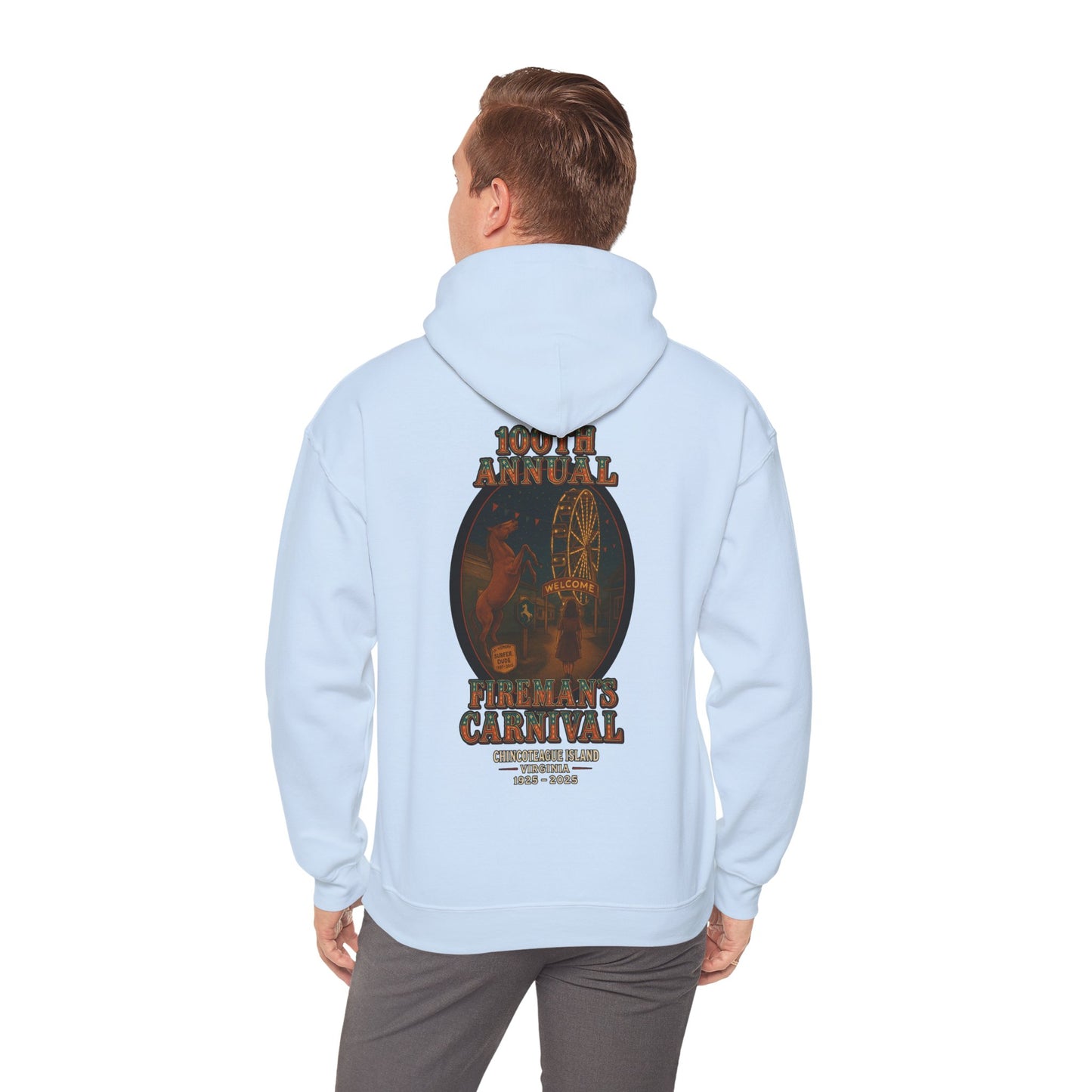 CI100 2025 100th Annual Fireman's Carnival Back Hoodie