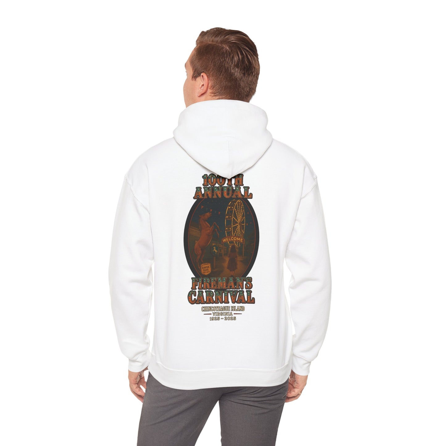 CI100 2025 100th Annual Fireman's Carnival Back Hoodie