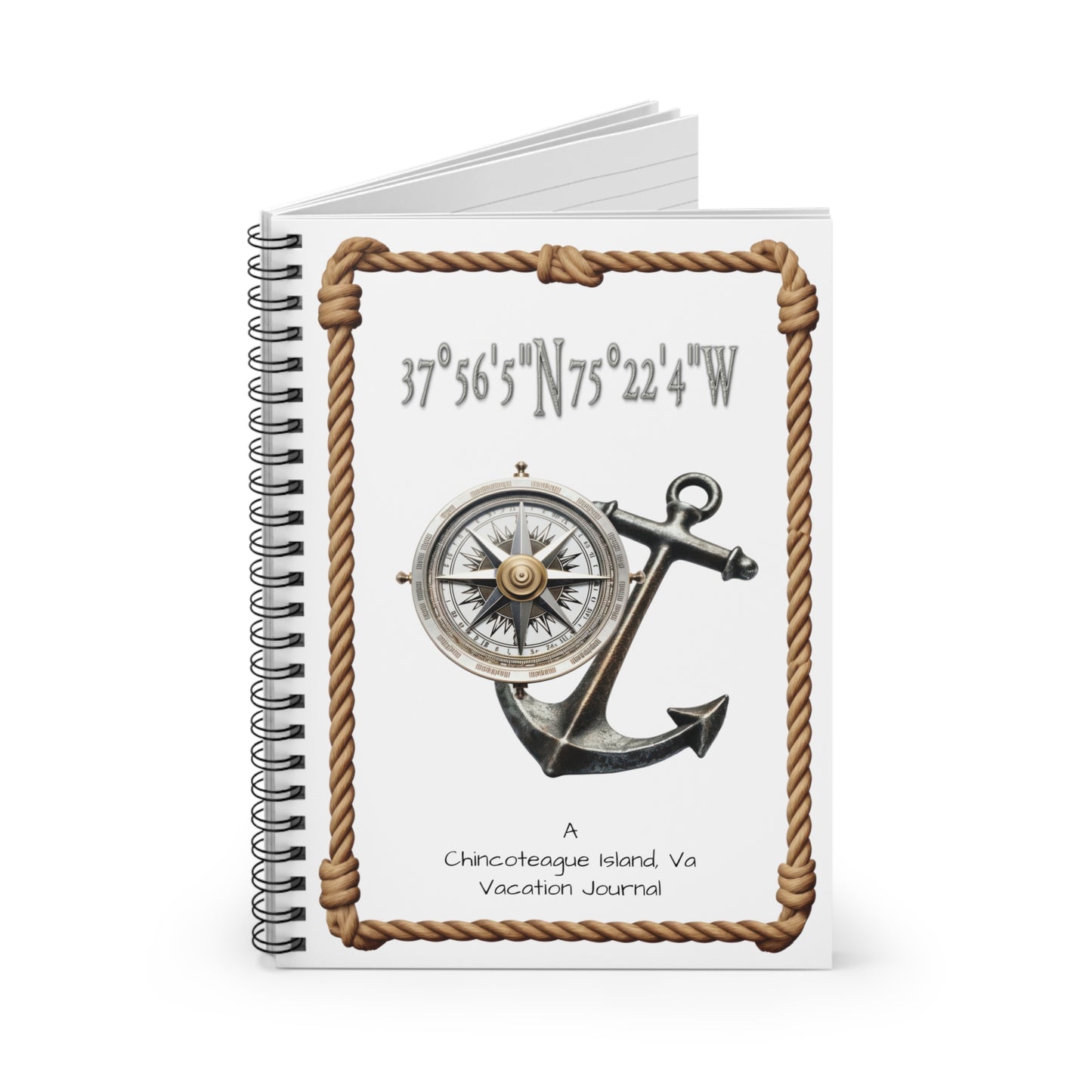 CI100 Compass & Cords Vacation Journal/Notebook