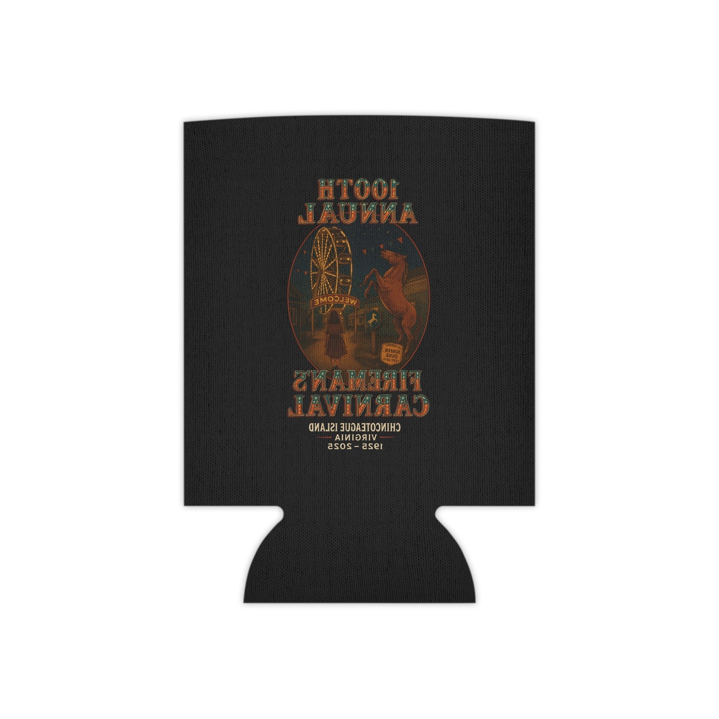CI100 100th Annual Fireman's Carnival Can Koozie