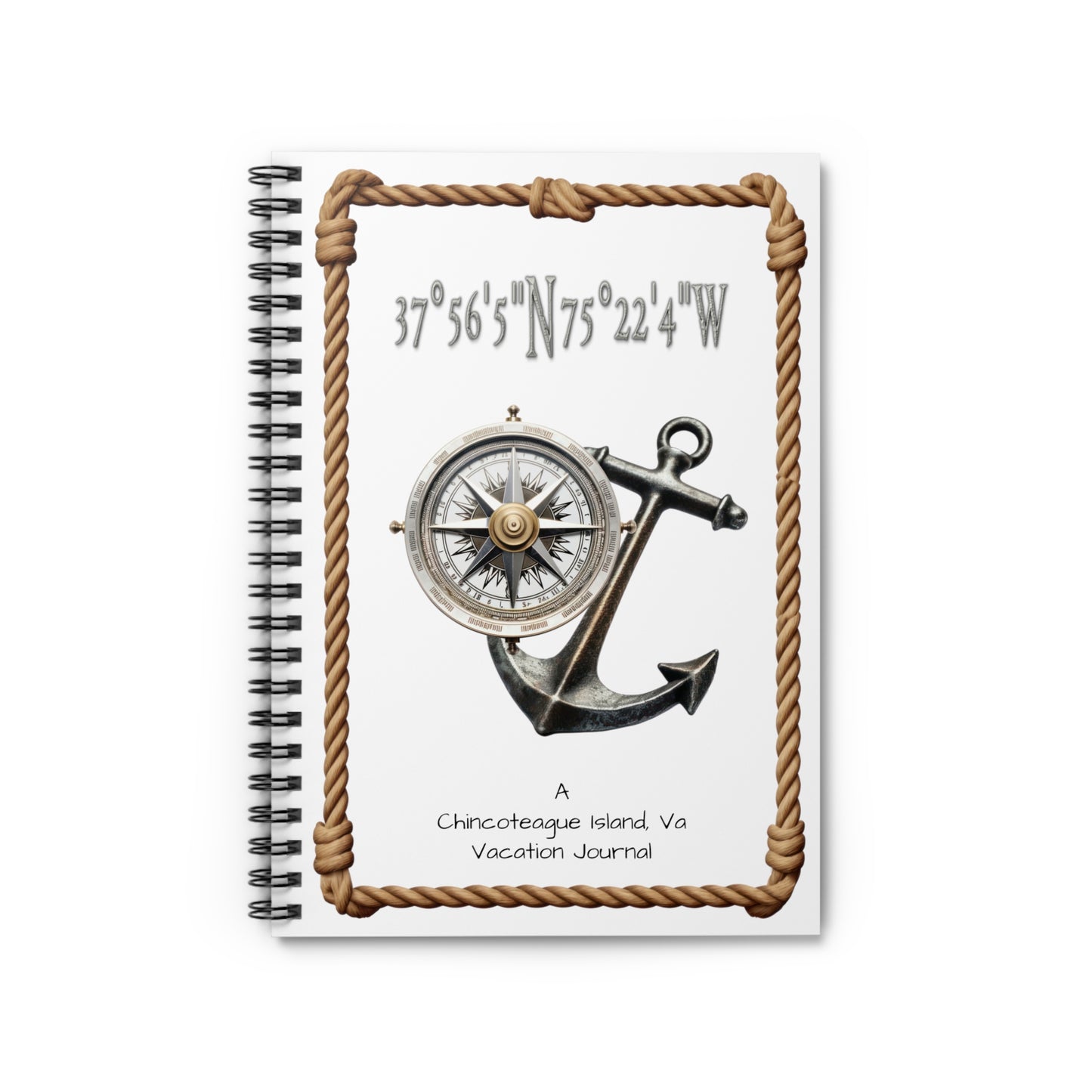 CI100 Compass & Cords Vacation Journal/Notebook