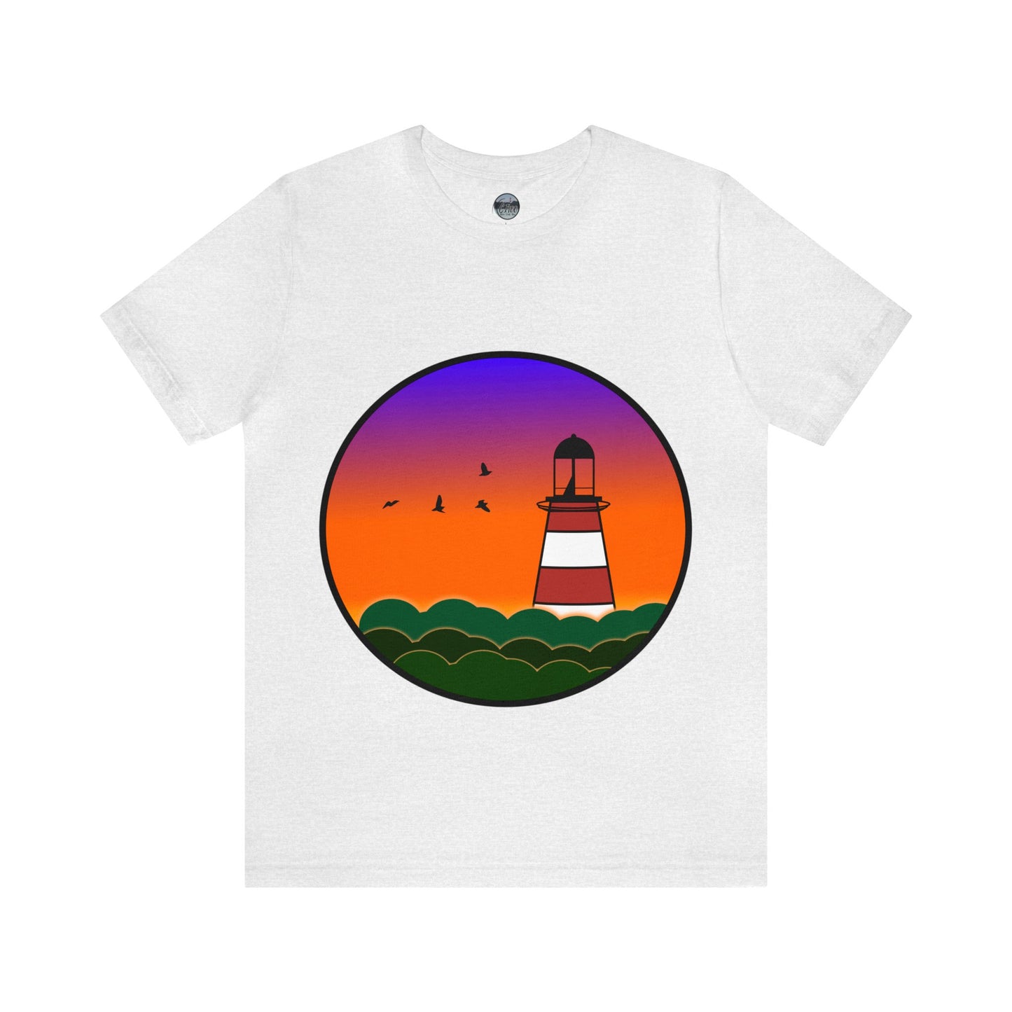 CI100 Lighthouse Sunset Short Sleeve Tee