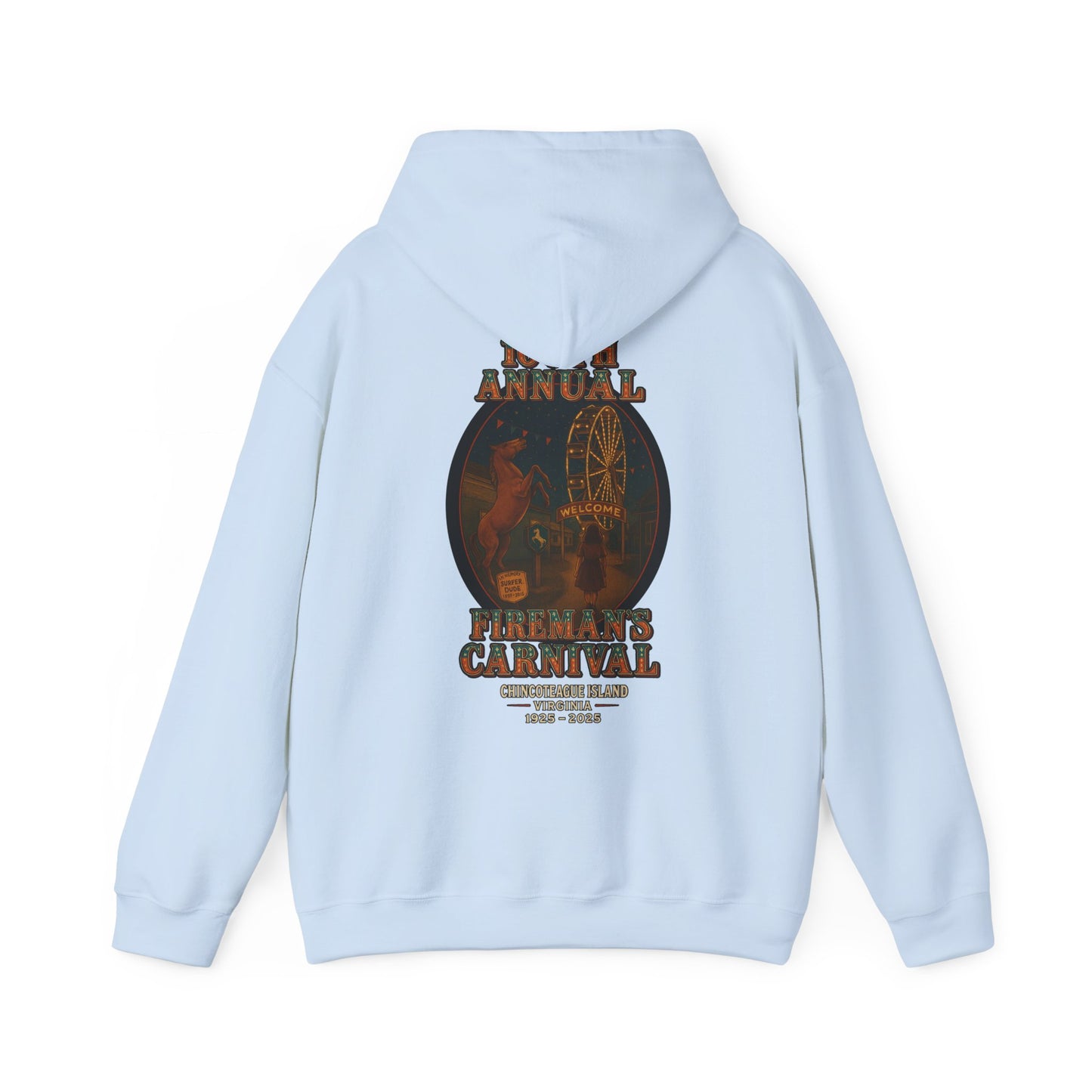 CI100 2025 100th Annual Fireman's Carnival Back Hoodie