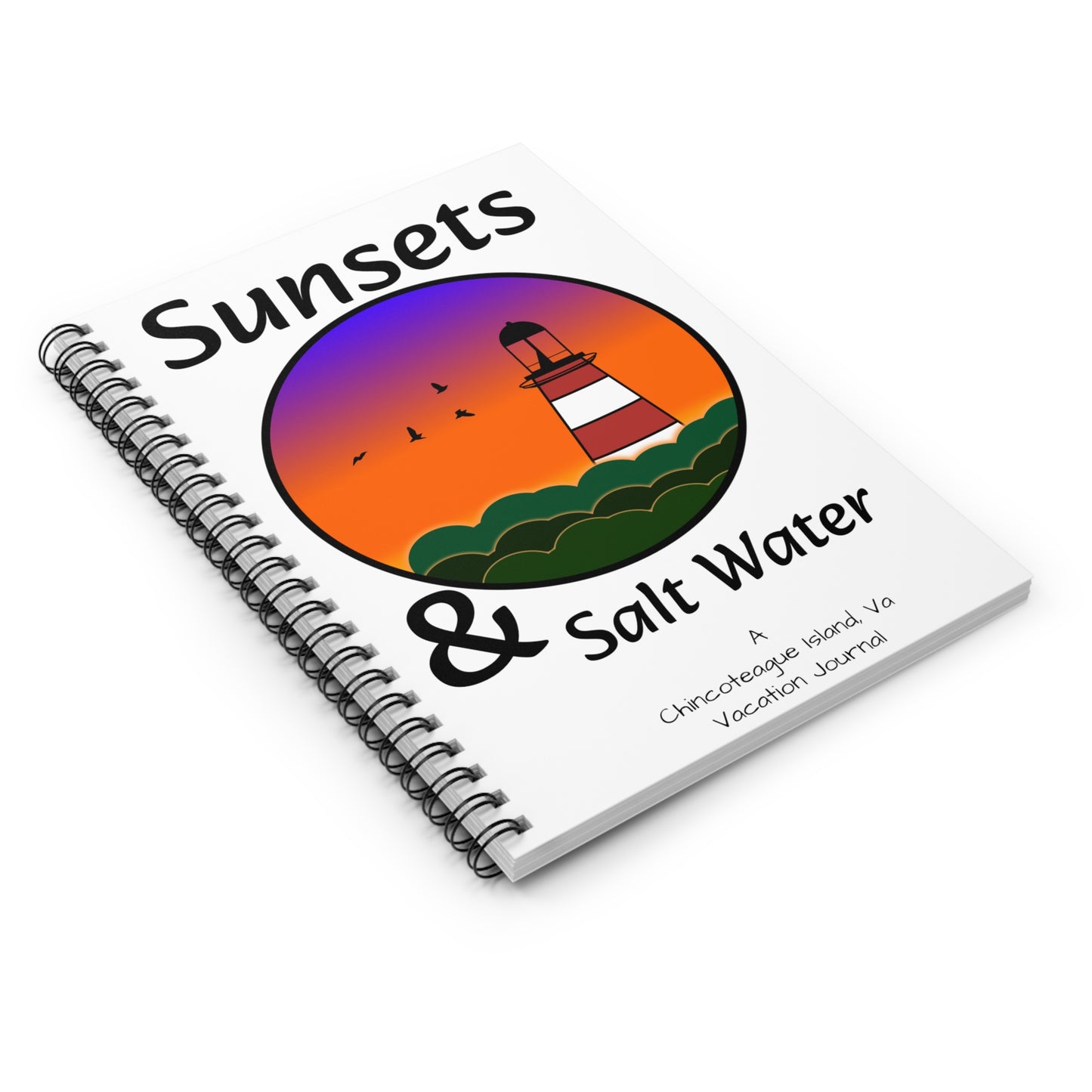 CI100 Sunsets & Salt Water Vacation Journal/Notebook