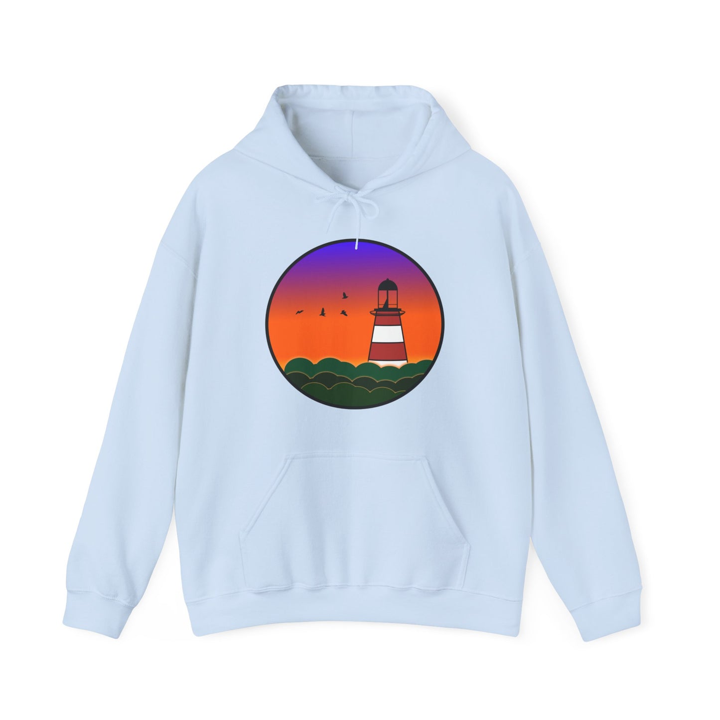 CI100 Lighthouse Sunset Heavy Blend™ Hooded Sweatshirt