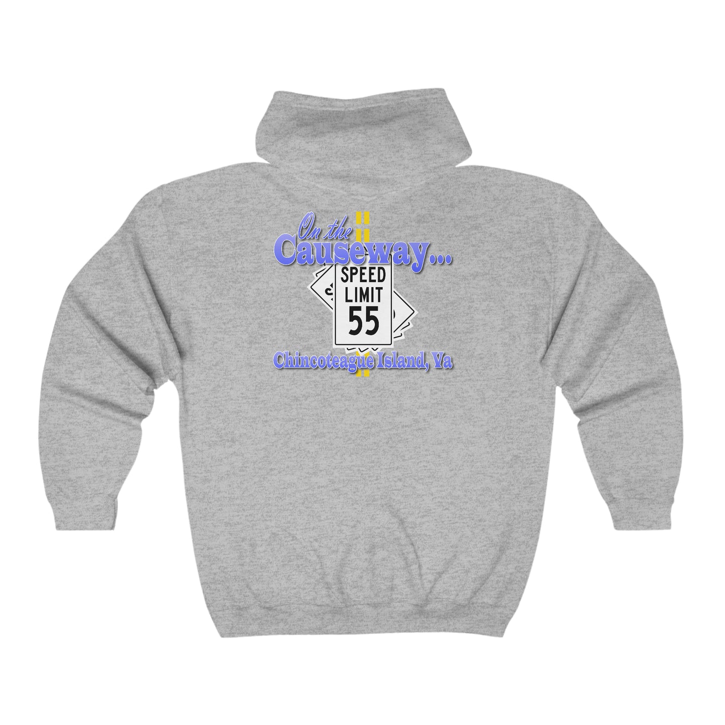 CI100 Causeway55 Heavy Blend™ Full Zip Hooded Sweatshirt