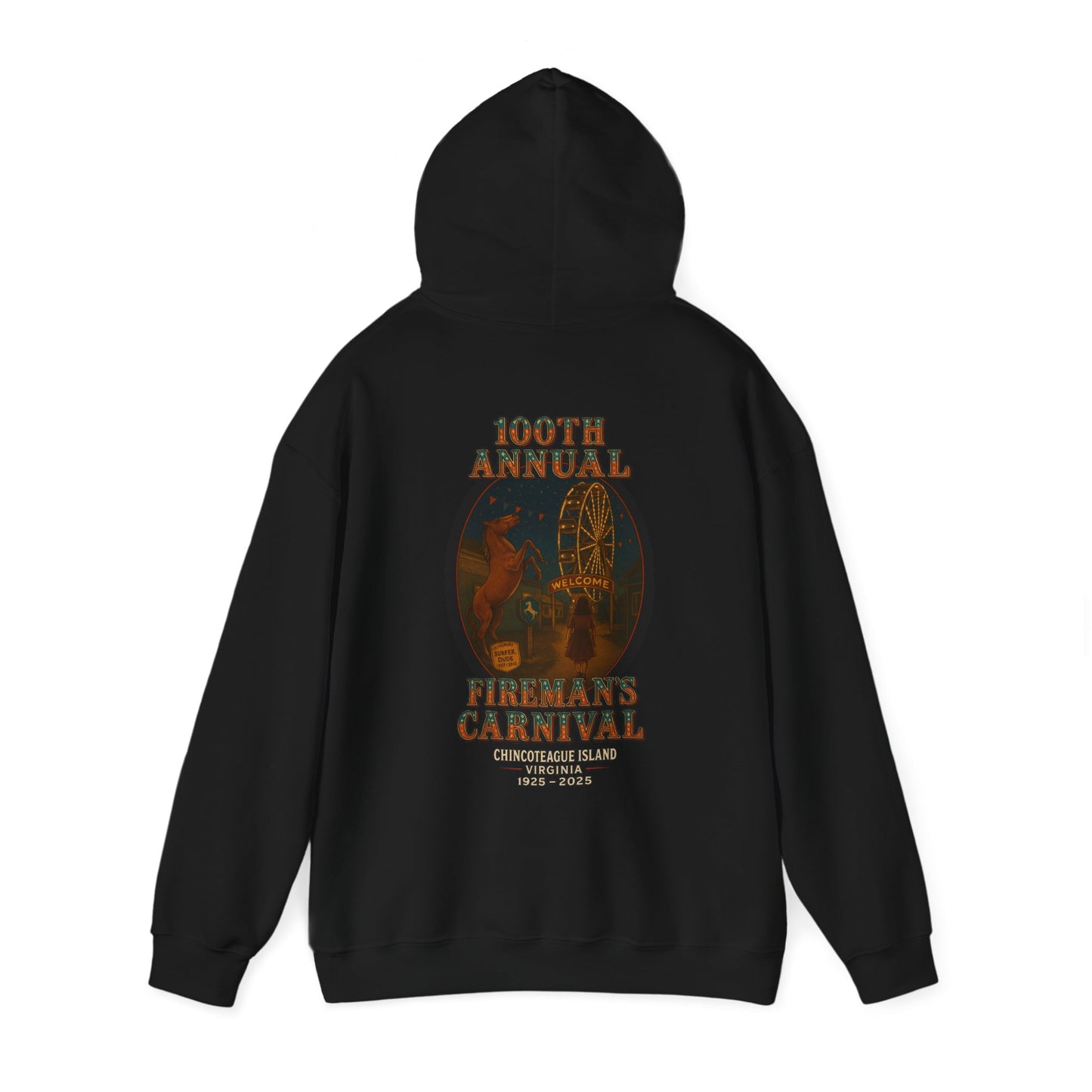 CI100 2025 100th Annual Fireman's Carnival Back Hoodie