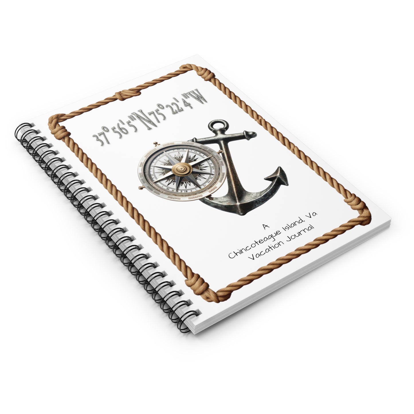 CI100 Compass & Cords Vacation Journal/Notebook