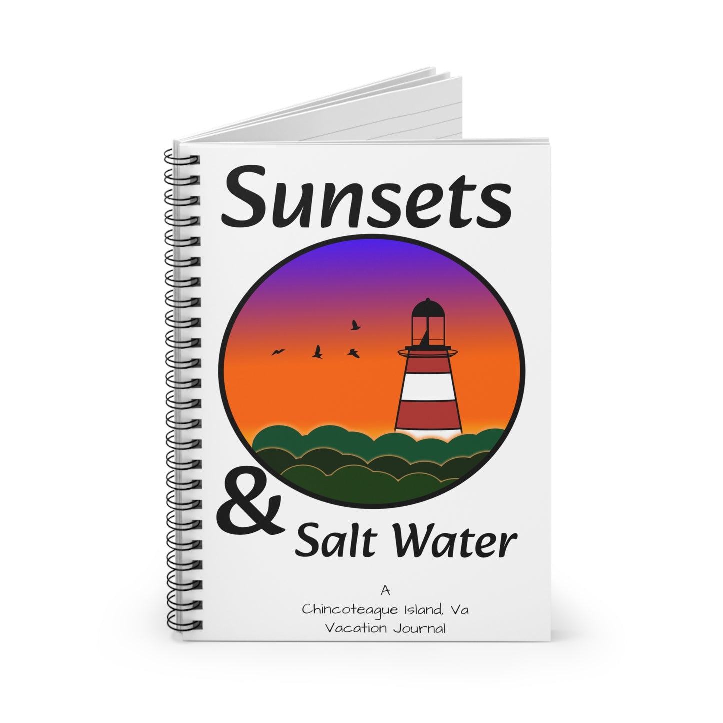 CI100 Sunsets & Salt Water Vacation Journal/Notebook