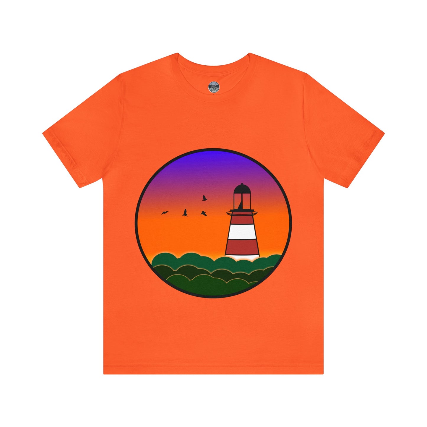 CI100 Lighthouse Sunset Short Sleeve Tee