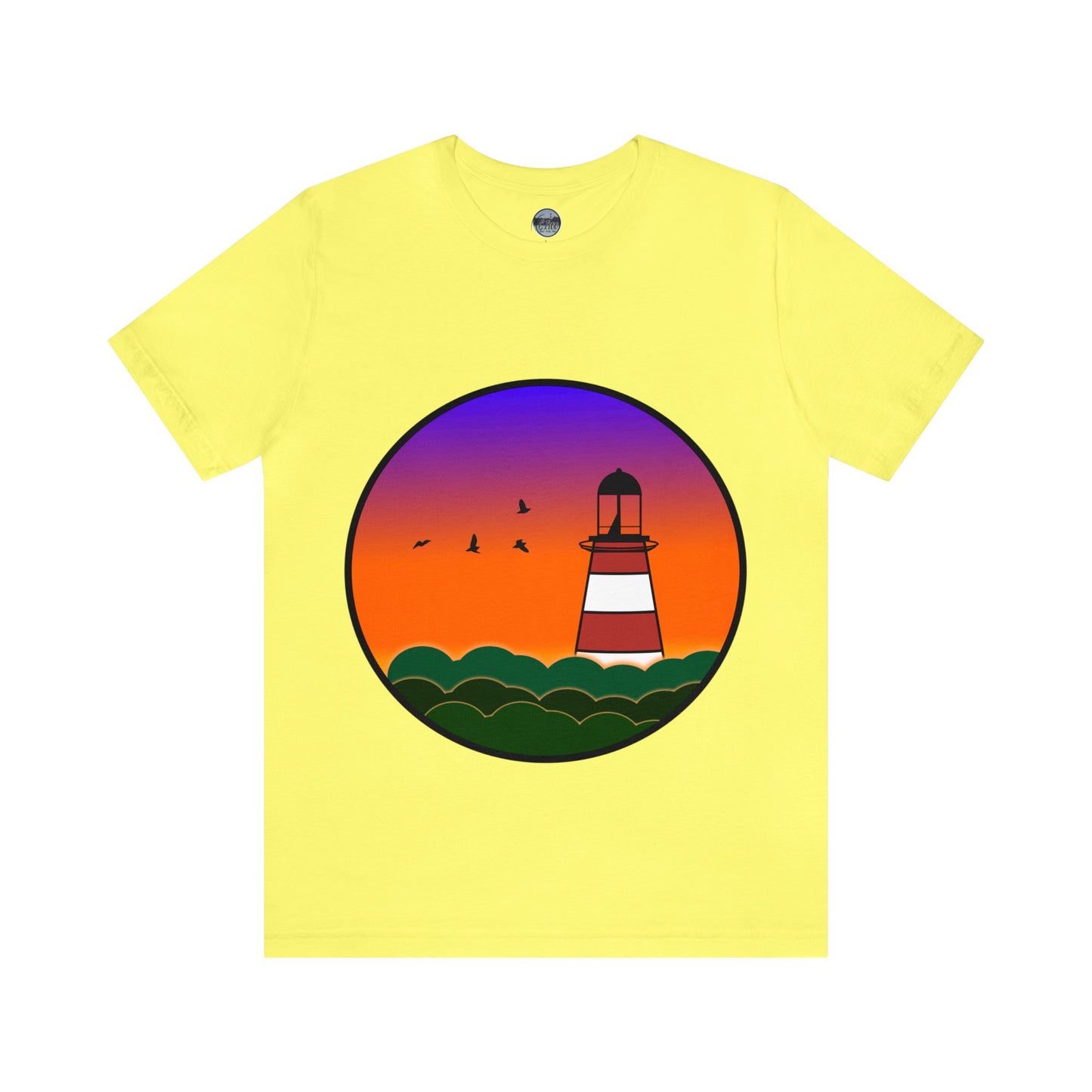 CI100 Lighthouse Sunset Short Sleeve Tee