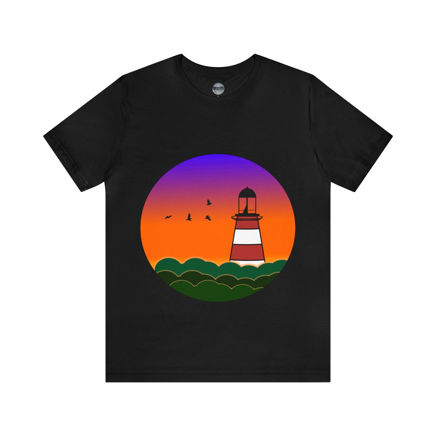 CI100 Lighthouse Sunset Short Sleeve Tee