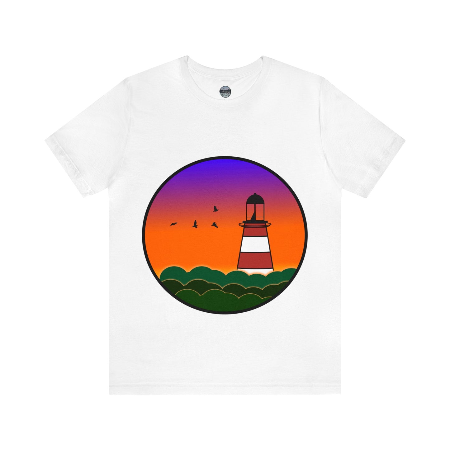 CI100 Lighthouse Sunset Short Sleeve Tee